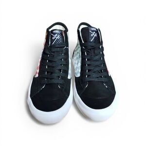 NWT Vans The Lizzie Checkerboard Black Multi Men 8 / Women 9.5